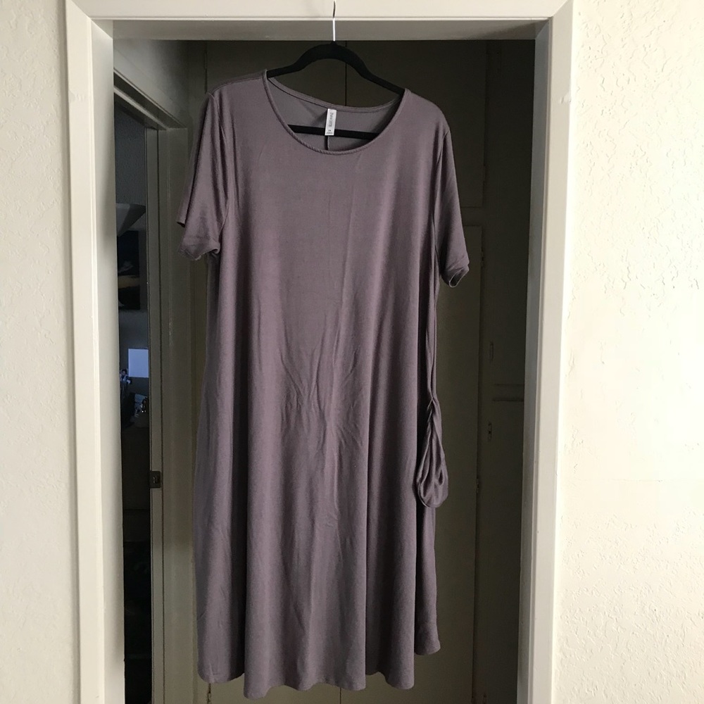 Mid Calf Maxi Dress with Pockets